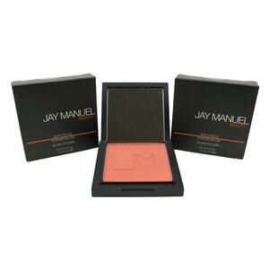 2X Jay Manuel Beauty Soft Focus Powder Blush Escape Coral Pink Makeup Lot Of 2